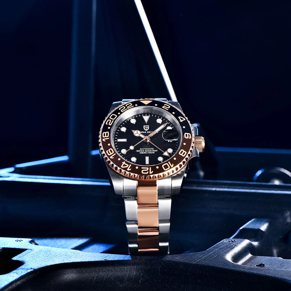 Pagani Design automatic watch rose gold
