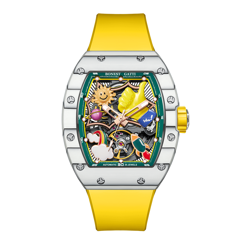 Bonest Gatti automatic carbon case watch BG9001-R1